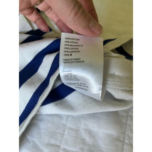 Maeve‎ by Anthropology Sleeveless Nautical Stripe Mock Neck size XS - Picture 7 of 7